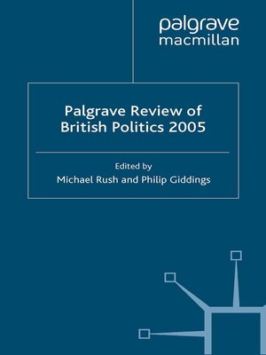 cover image of The Palgrave Review of British Politics 2005